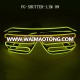 Promotion popular cool LED Light Up EL Glasses Wholesale For Party Wedding